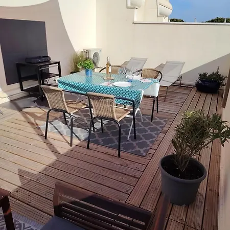 Avec Garage Et Grande Terrasse , Proximite Des Plages 아파트 라그랑모트
